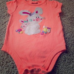 🌷EASTER🌷Garanimals Baby Girls Onesie Romper Size 12 Months